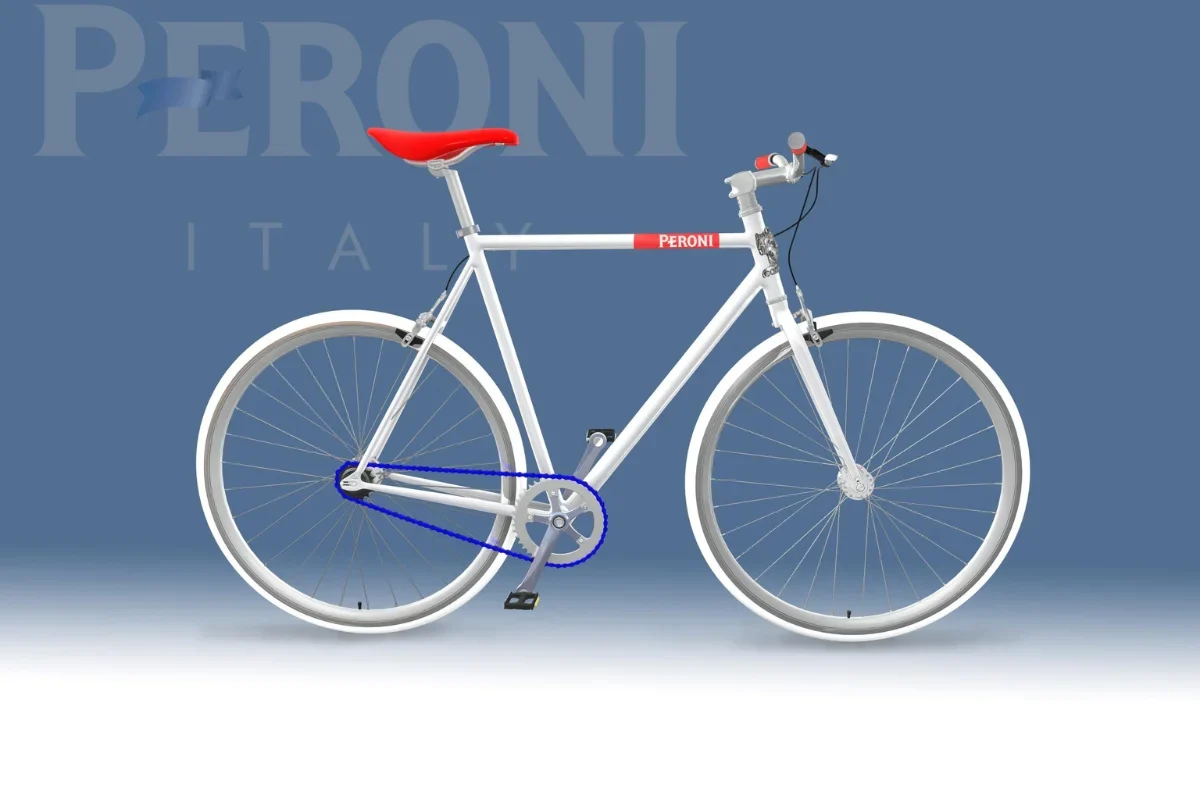 Peroni branded bicycle