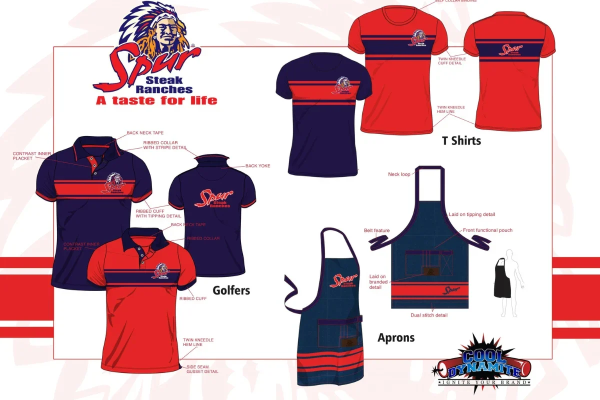 Spur branded apparel