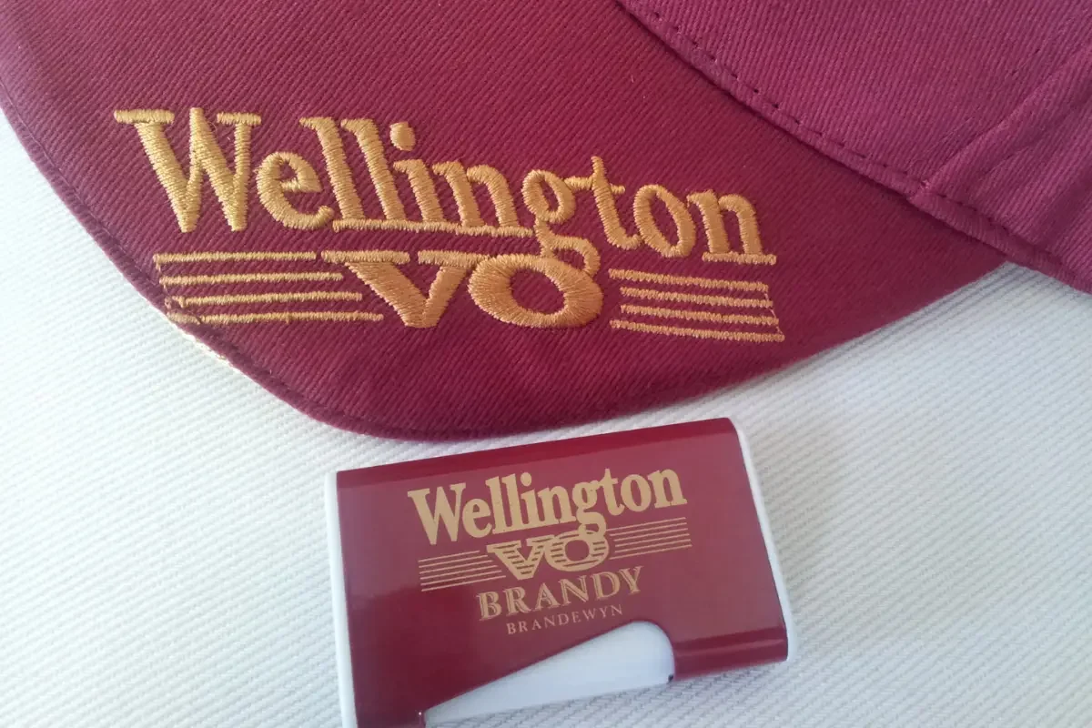 Wellington brandy branded items