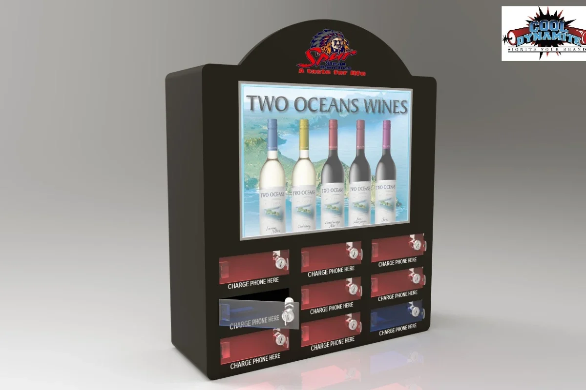 two ocean wines spur pone charging booth